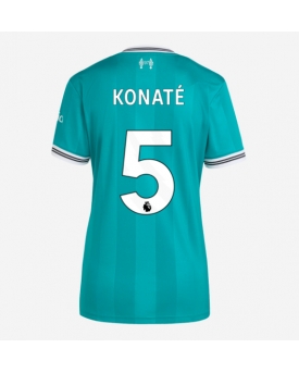 Liverpool Ibrahima Konate #5 Maglia Gara Terza Repliche 2025-26 Donna Maniche Corte